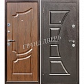 Металлическая дверь с отделкой МДФ MD63